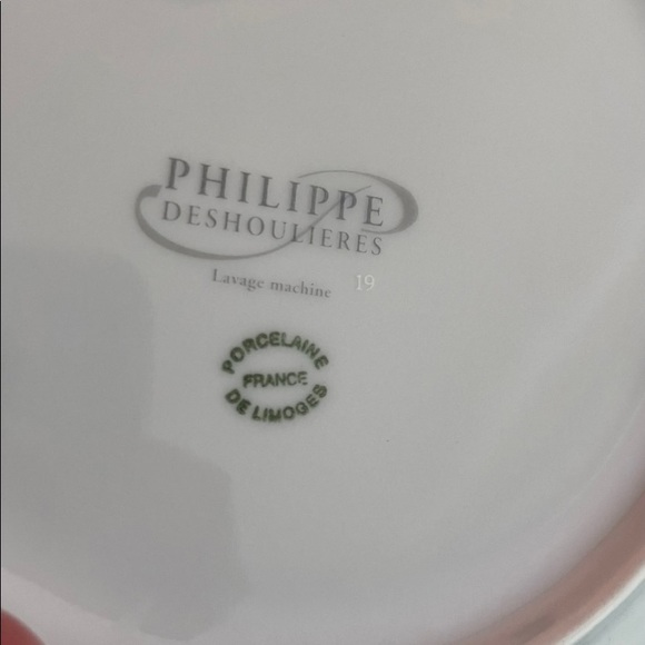 Full Set of Philippe Deshoulieres Limoges France Heart PolkaDot Porcelai… - Picture 4 of 5